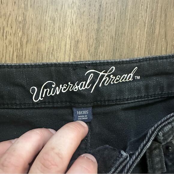 Universal Thread Mid-Rise Skinny Jeans, Women’s Black Denim, Size 10/30 SHORT - Picture 4 of 11
